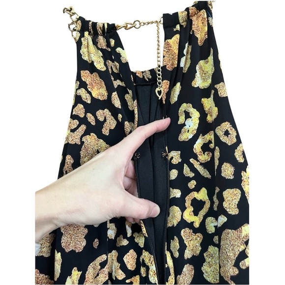 Thalia Sodi Fashion Animal Print Jumpsuit Size M - Picture 6 of 7